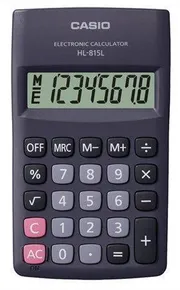Kalkulator kieszonkowy, wyświetlacz 8-cyfrowy, CASIO HL-815